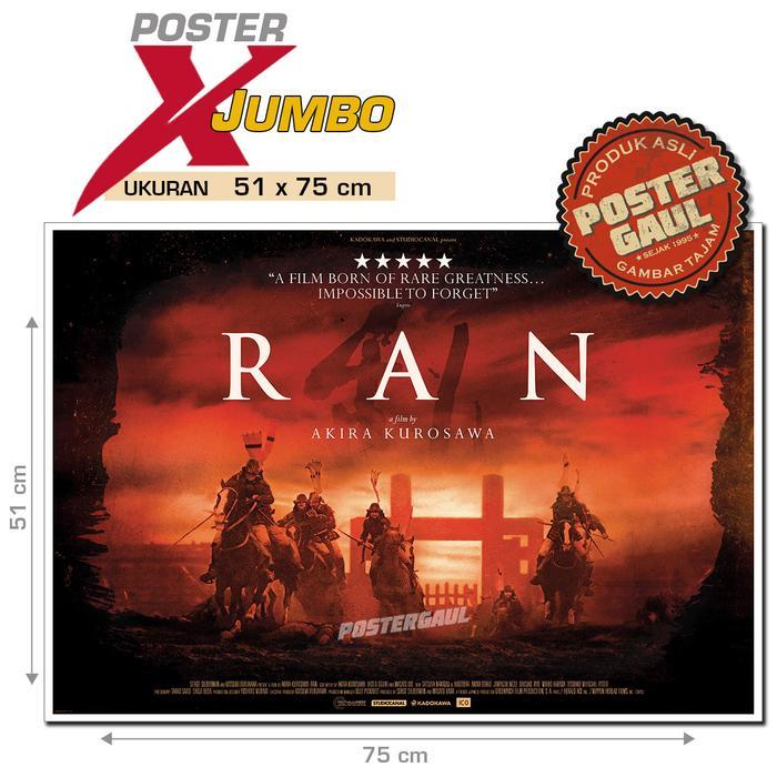 Terlaris Poster XJumbo REPRODUKSI POSTER FILM : AKIRA KUROSAWA'S RAN #XJFJP351 SALE