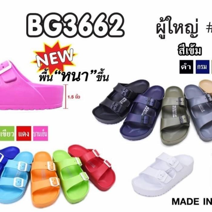 Sandal Wanita Red Apple Thick Sole Bg 3662 Original Thailand