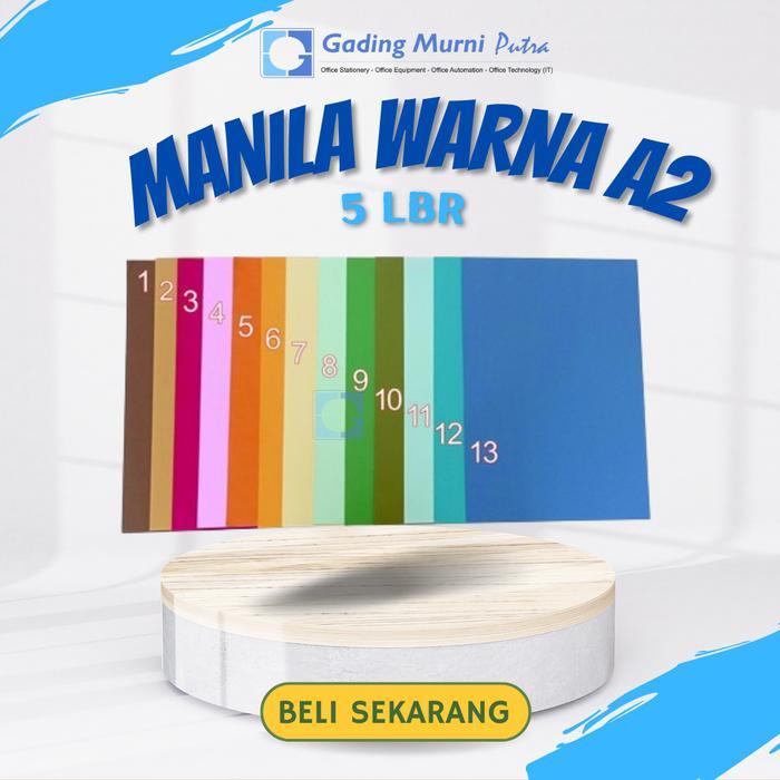 "New" Kertas Karton Manila Warna A2 - part 1