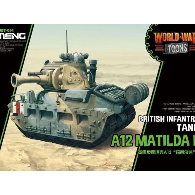 HOT SALE Meng World War Toon British infantry tank A12 Matilda II