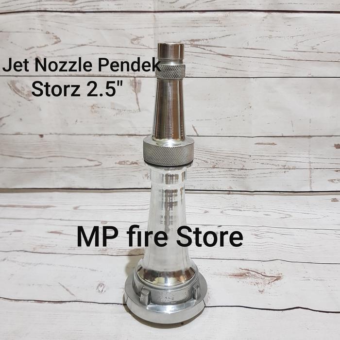 Short Jet Nozzle Nuzzle Pemadam Pendek Aluminium 2.5 Inch Storz