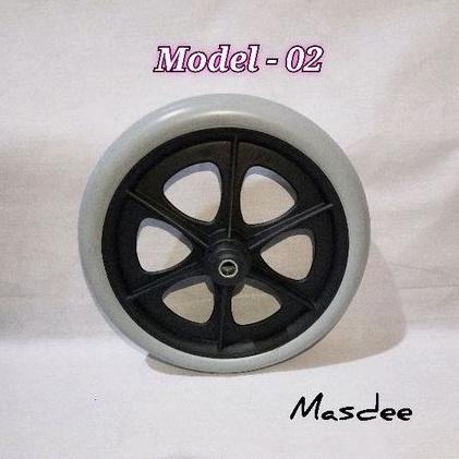 Ready roda depan kursi roda/sperpart ban depan kursi roda