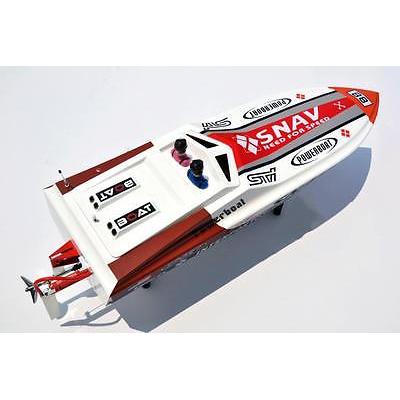 In Stock G26A2 High Speed 26CC Fiber Glass Deep-V Monohull Gaso-line ARTR RC Boat No Radio System