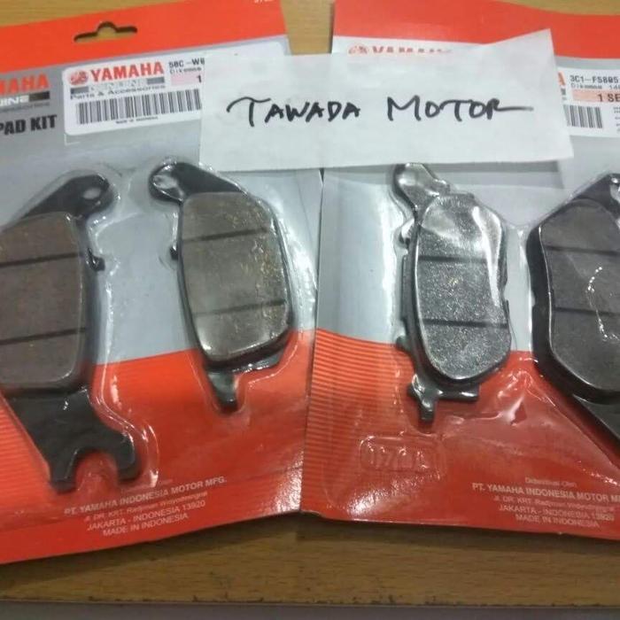Dispad Set Kanvas Rem Depan Belakang Yamaha Nmax