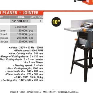 TERLARIS Meja Planer dan Jointer ALDO
