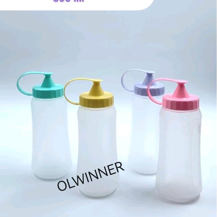 BOTOL KECAP PLASTIK 500 ML/BOTOL SAUS PLASTIK/BOTOL BUMBU/BOTOL CAIR PLASTIK/PLASTIK KECAP
