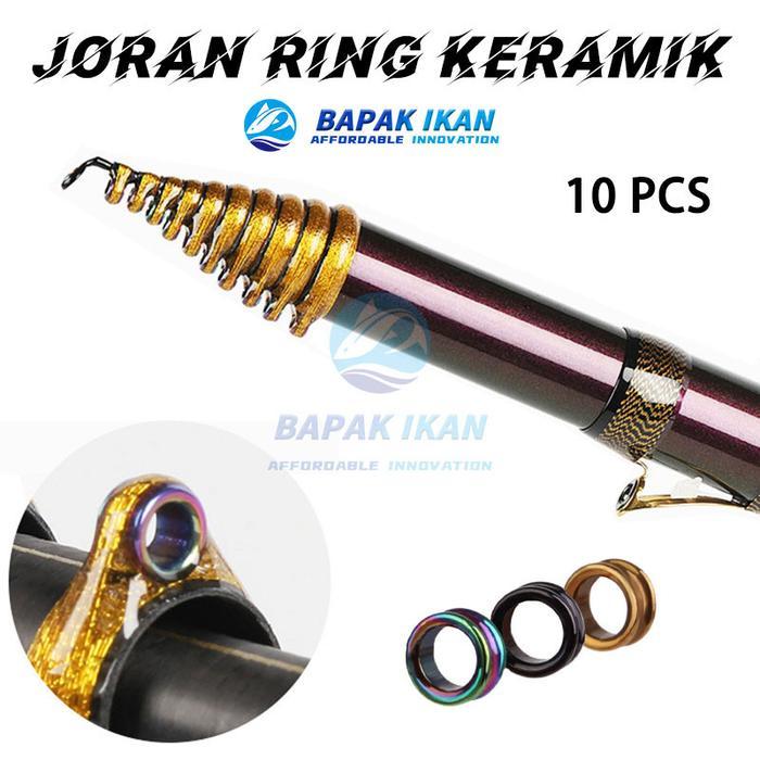 10PCS RING KERAMIK 3 4 5 6 BUAT KOLONGAN JORAN PANCING CUSTOM TEGEK PREMIUM BERKUALITAS