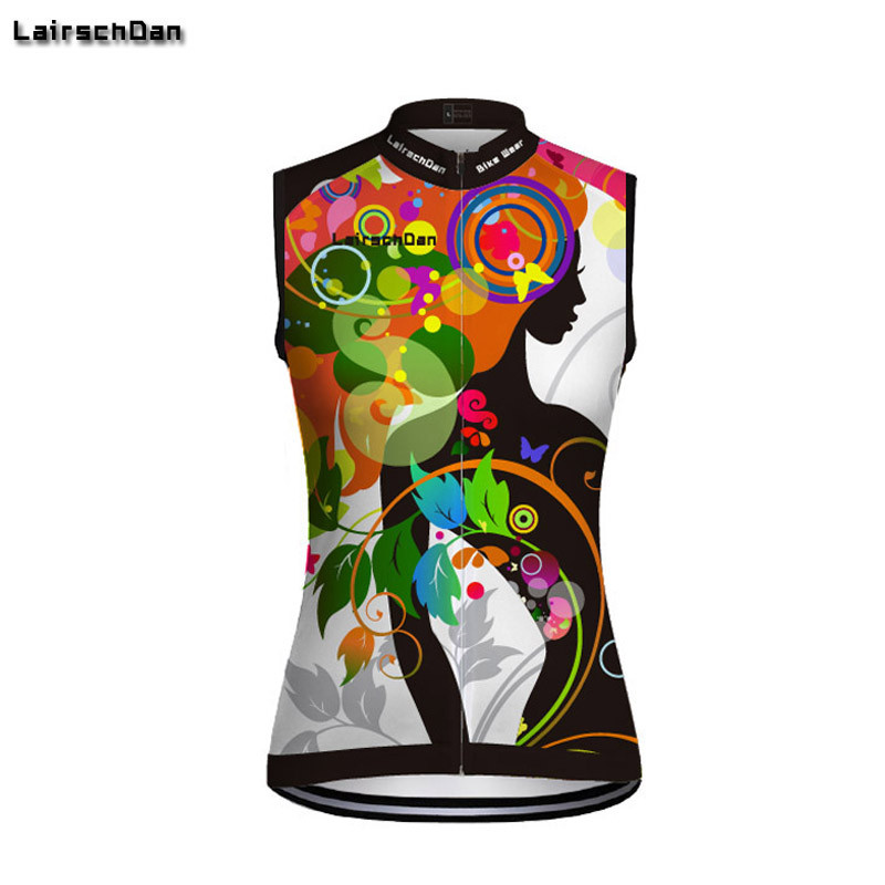 2021 Sleeveless Cycling Jersey Women Team Bicycle Clothing Shirt Summer LairschDan Bike Vest Mtb Clo