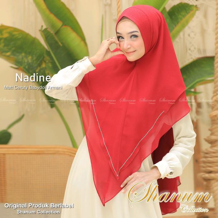 Khimar Velove Hijab Syari Muslim Modern Payet Swaroski Ceruty Babydoll Armany Premium Mewah Dan