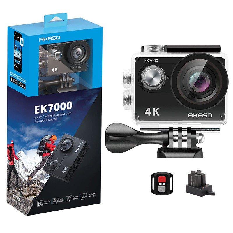 AKASO EK7000 4K30FPS Action Camera Ultra HD Underwater Camera 170 Degree Wide Angle 98FT Waterproof 