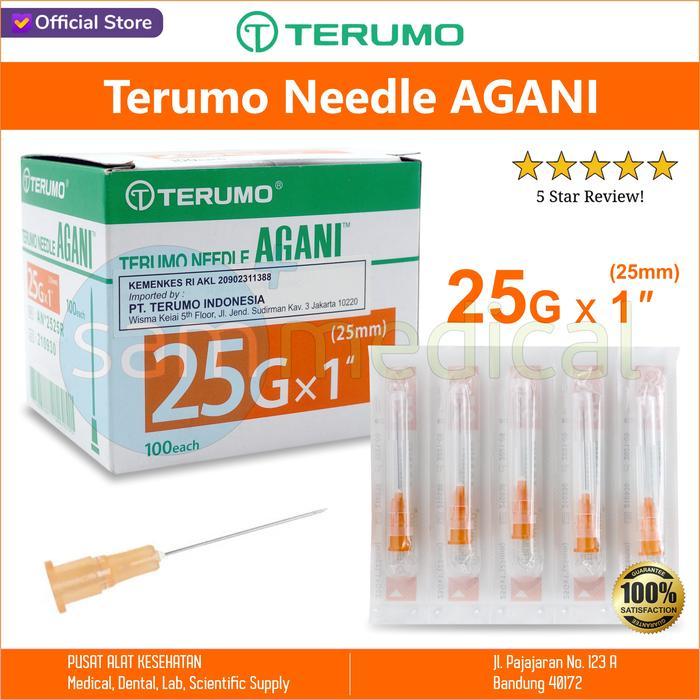 Ready Terumo Needle AGANI / Needle Agani / Jarum Suntik Terumo Agani - Per BOX