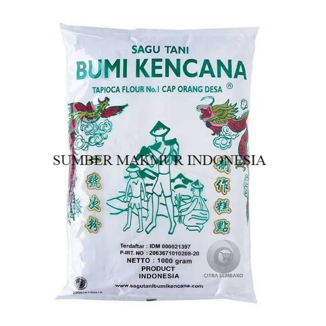 Sagu Tani Bumi Kencana Cap Orang Desa- 1 Kg Isi 10 Pcs