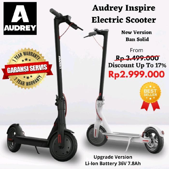 AUDREY INSPIRE 2 ELECTRIC SCOOTER OUTDOOR SPORT SKUTER LISTRIK LIPAT BAN 8.5 INCH / SKUTER ANAK /