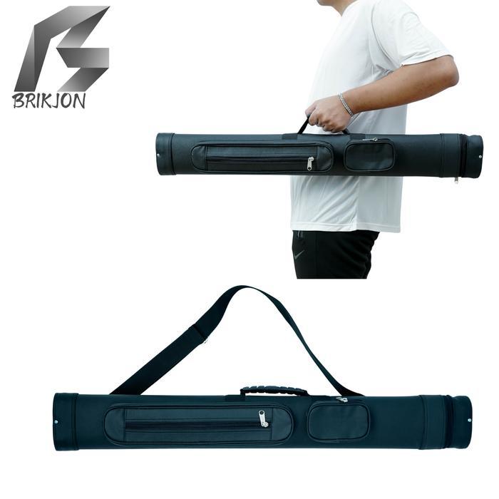 Brikjon - Tas Stick Billiard 2X2 - Case Stick Billiard - Hardcase Stick Billiard 2x2 - tas billiard