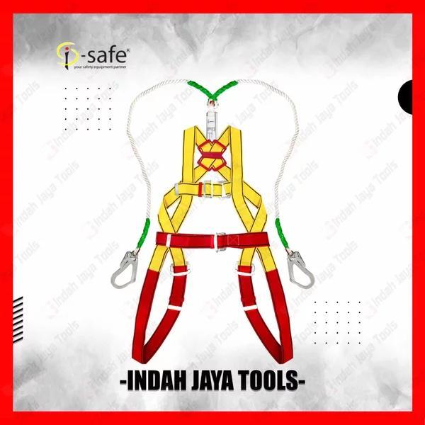 I-SAFE ABSORBER Full Body Harness SNI DOUBLE HOOK Safety Belt Sabuk