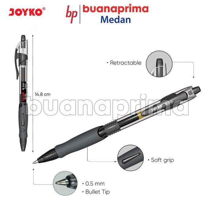 JTTOP" PULPEN JOYKO GP 265 Q GEL 1 BOX ISI 12 PULPEN CAIR PENA BALLPOIN