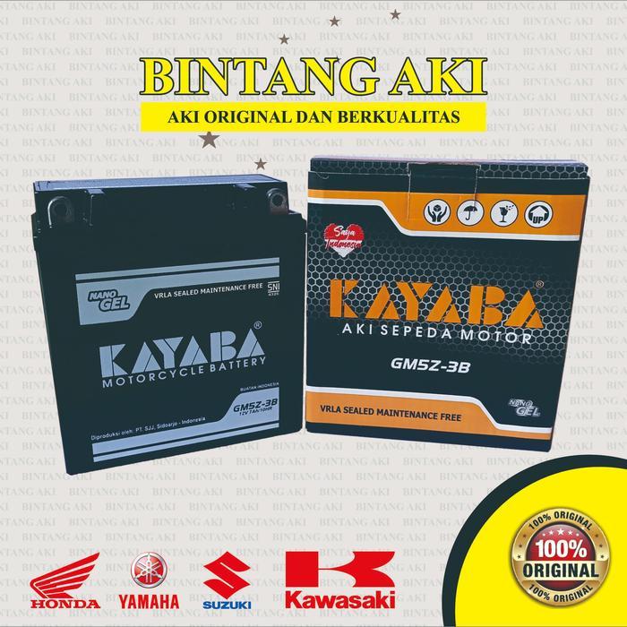 Sedia Aki Motor Vega R Vega ZR KAYABA GM5Z-3B AKI KERING