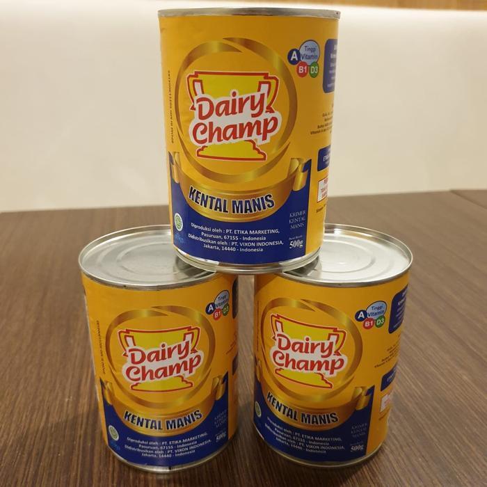 Susu Kental Manis Dairy Champ (1 Dus) Isi 48Pcs #Gratisongkir