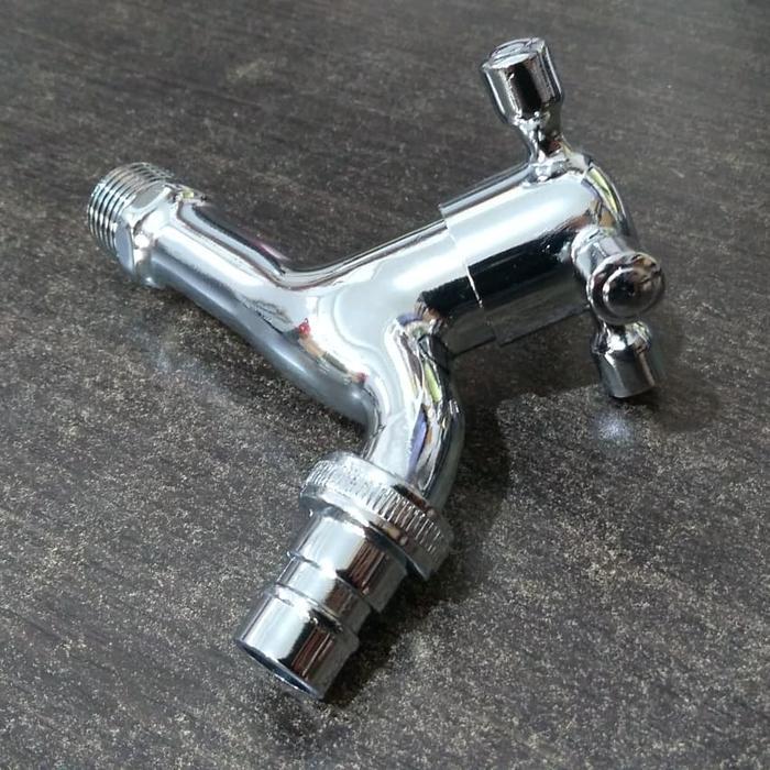 ONDA Kran Tembok Baling Moncong Selang 5/8" Drat 1/2" Chrome A 812 CIS