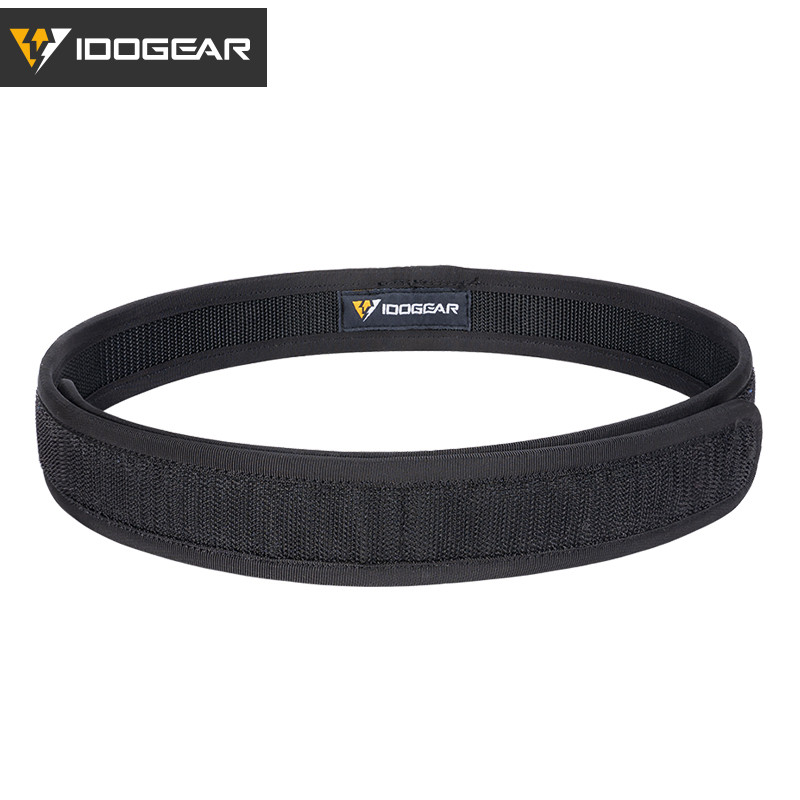 Idogear Tactical Edc 1.7" Inner Belt Concealed Carry Base Belt Hook & Loop Inner Belt Men Waist Belt