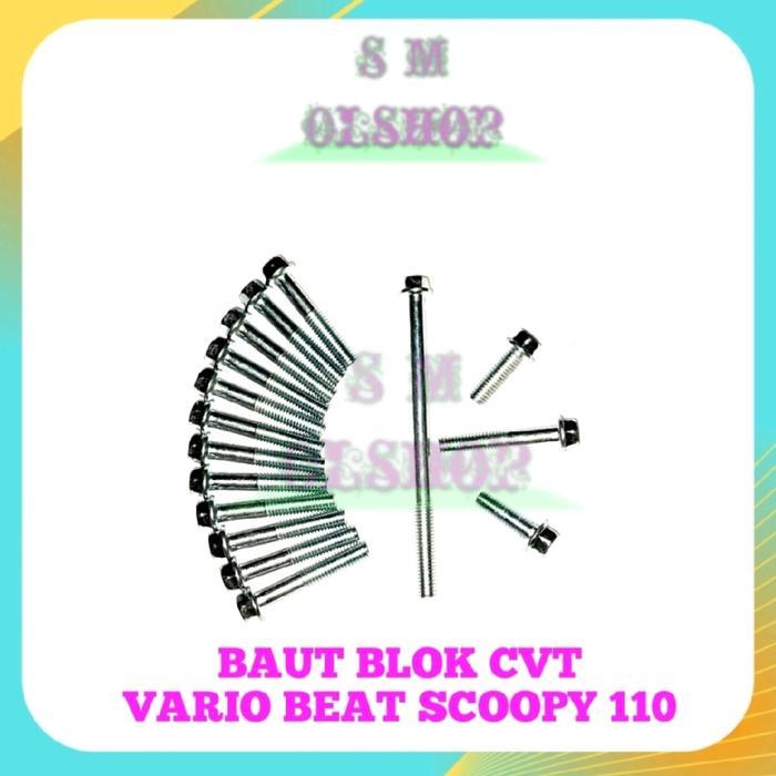 "New" BAUT BLOK CVT BEAT KARBU BAUT BLOK CVT BEAT FI BAUT BLOK CVT VARIO 110 BAUT BLOK CVT VARIO 110