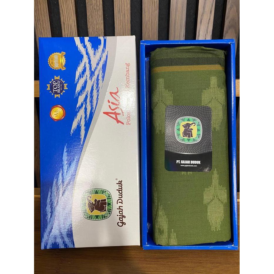 Gajah Duduk Sarung Dewasa Gajah Duduk Tumpal Kembang Katun Halus Muslim Tenun Kain Motif Unik Nyaman