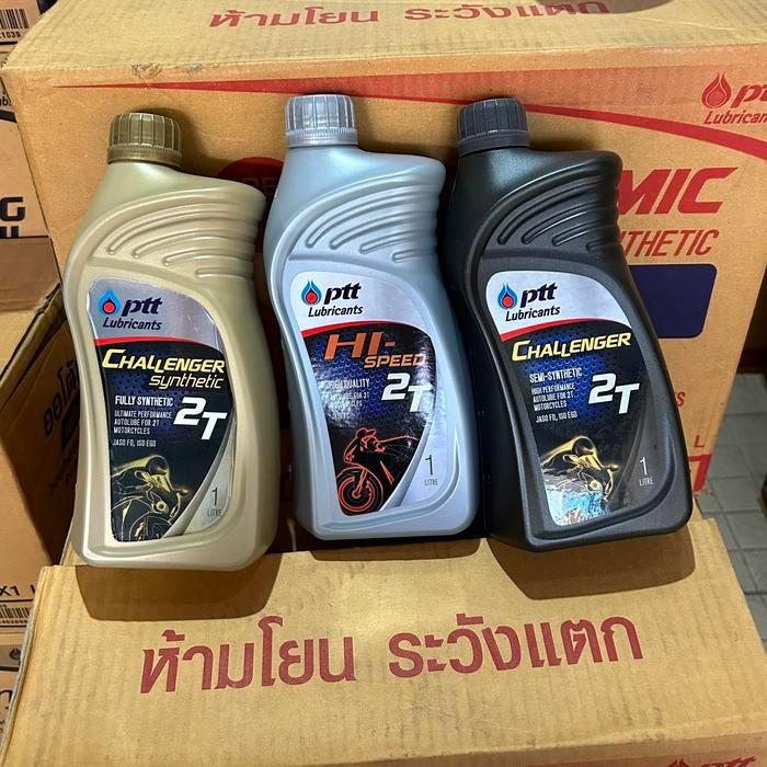 PTT LUBRICANTS CHALLENGER SYNTHETIC 2T OLI SAMPING