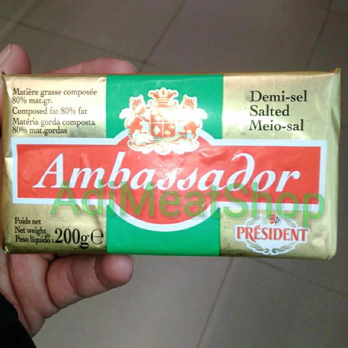 AMBASSADOR BUTTER SALTED 200 GR