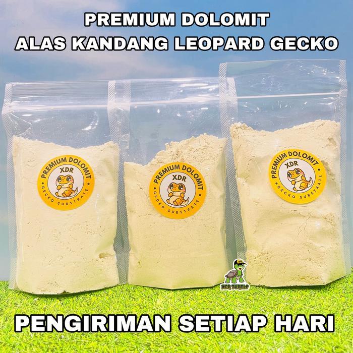 PASIR DOLOMIT PREMIUM LEOPARD GECKO SUBSTRATE ALAS KANDANG GECKO