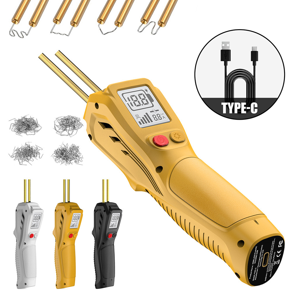 500W Handheld Plastic Welding Machine LCD Display Plastic Welder Wireless Plastic Welding Gun Hot