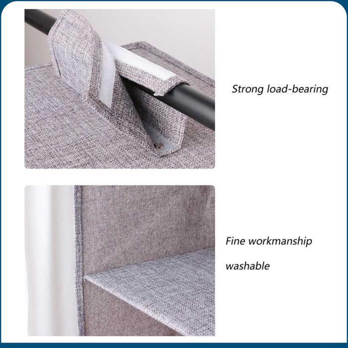 rak laci gantung kain lipat gantungan pakaian baju lemari storage box