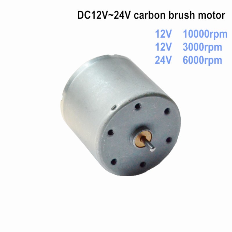 A3530C Micro Dc 12V-24V Carbon Brush Motor 12V 10000Rpm/3000Rpm 24V6000Rpm