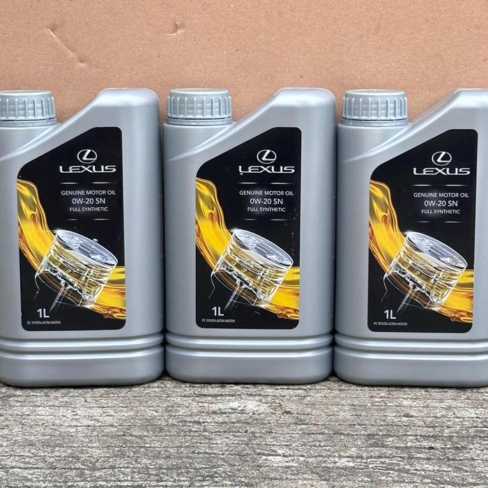 Oli Mesin Toyota/Lexus Full Sintetis SAE 0W-20 Nomer Part O8880-84062 Produk Original Lexus