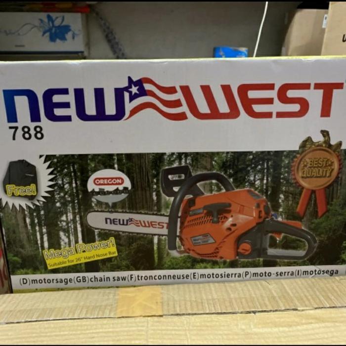 Chain saw New West 788 original Gergaji potong kayu / Chainsaw 788