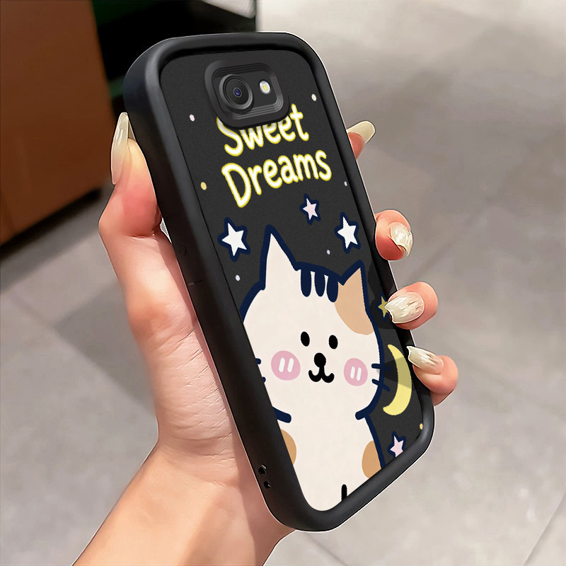 Casing Hp Untuk Samsung Galaxy J7 Prime J7 Pro J7 2018 Case Kucing Bulan Kasing Silicone camera prot