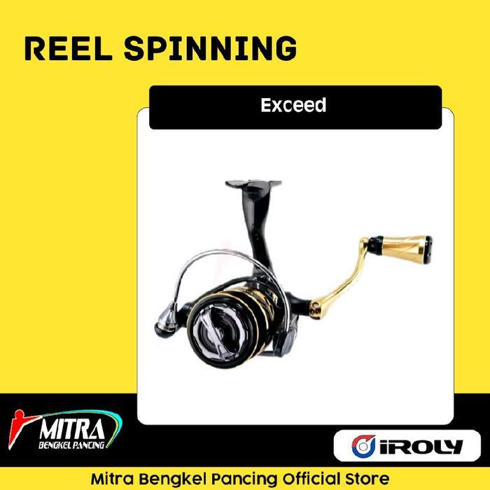REEL IROLY EXCEED CARBON BODY 500 - 1000 SALT WATER MINI ULTRALIGHT REEL PANCING ORIGINAL