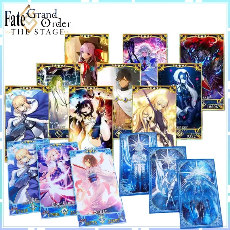 Fate FGO Physical Cards Double-sided Collection Cards Poker Games Family Toy Alter Destiny Crown