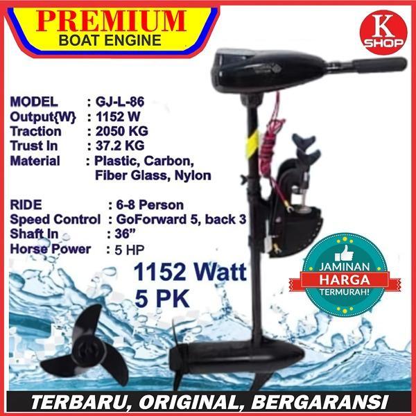 Mesin Tempel Elektrik / Electric Outboard Motor / Mesin Tempel Perahu - GJL 86