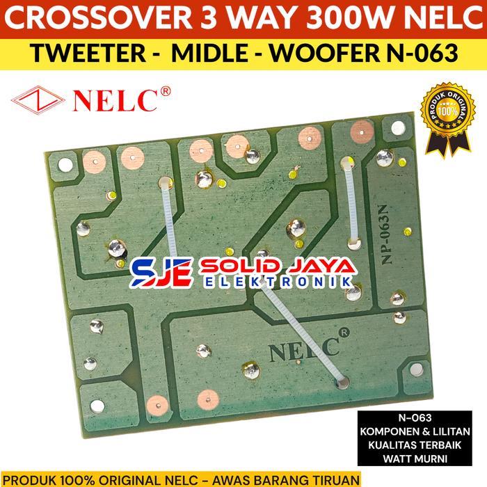 Crossover 3 Way Pasif Tweeter Midle Woofer Cross Over Pasif Nelc 063