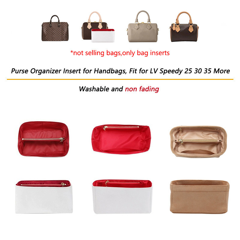 Dupontpaper Ultra-Light Purse Organizer Insert for LV Speedy20,25,30,35 Handbags & Tote,Bag Shapers