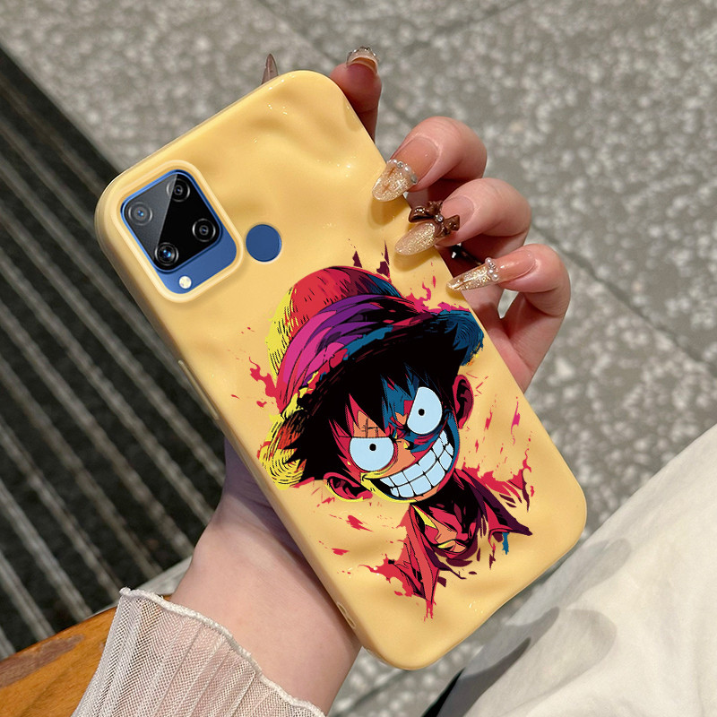 Casing Hp Untuk Realme C15 Case Casing pola anak laki-laki Kasing HP Cesing Bentuk Meteorit Kesing p