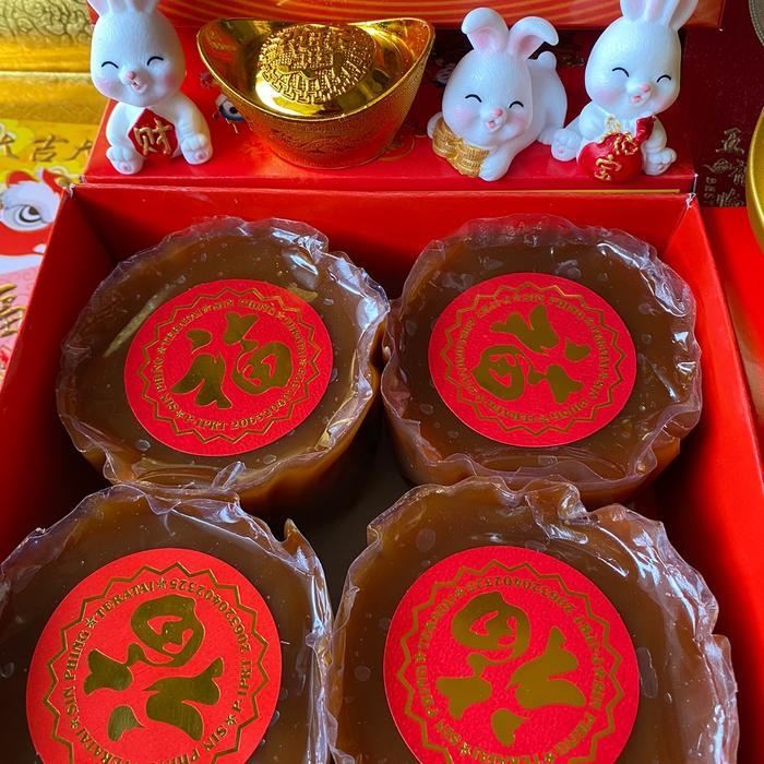 Dodol Sinphing Teratai/Dodol Keranjang Imlek/Dodol Cina Isi 4 Pasti Diskon