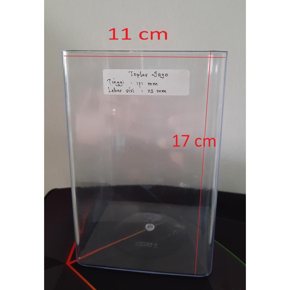 TOPLES CUPANG SOLITAIRE AKRILIK ARCYLIC CUPANG 2 LITER JAGO