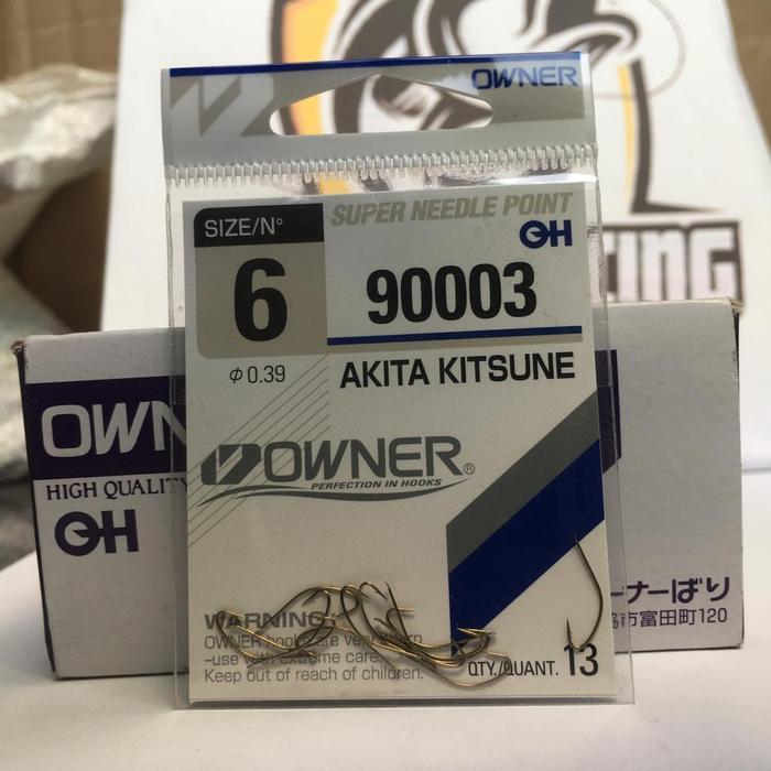MATA KAIL PANCING OWNER SODE / AKITA KITSUNE / STRAW HOOK / PIN HOOK Cocok Buat Mancing