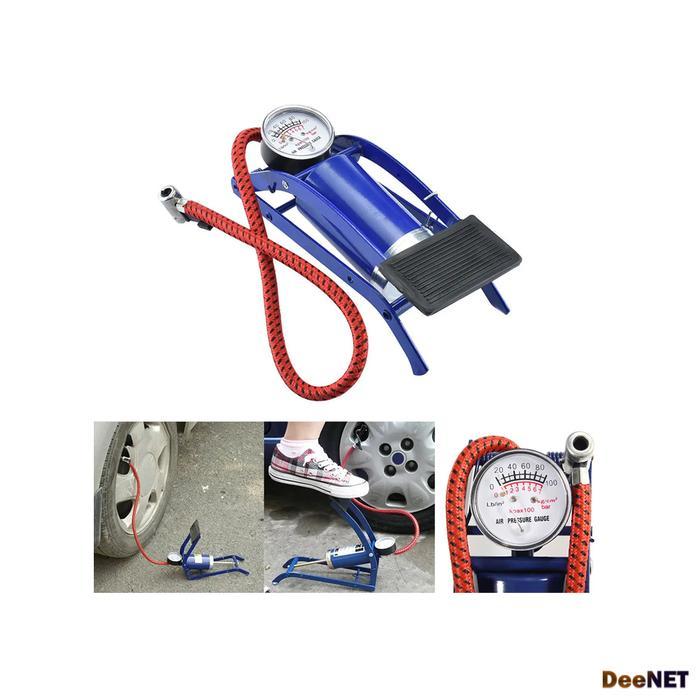 Pompa Angin Injak Portable Multi Fungsi