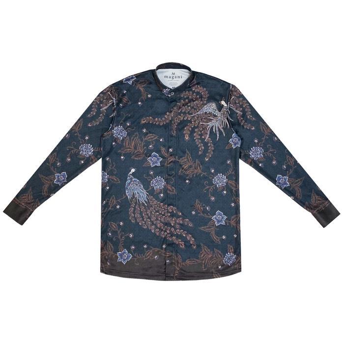 Kemeja Batik Lengan Panjang - Magani Nosweat - Twin Peacock