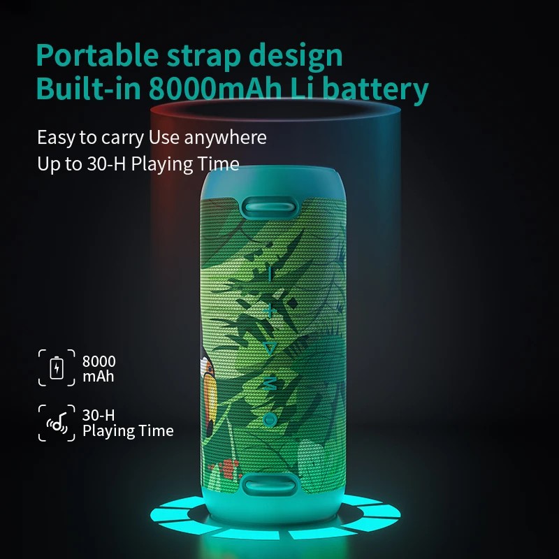 mifa A90 Green Bluetooth Speaker 60W Output Power Bluetooth Speaker with Class D Amplifier Excellent