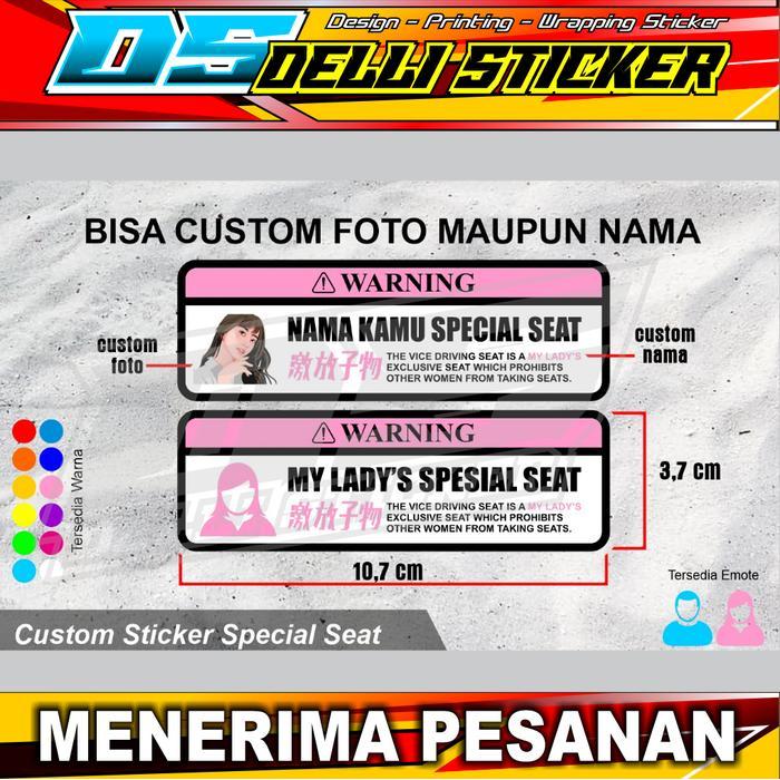Stiker Special Seat Custom Stiker Motor [2pcs] Motorcycle