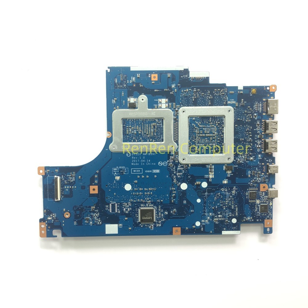 DY520 NM-B391 For Lenovo Legion Y520-15IKBM Laptop Motherboard BY520 5B20P24389 B520P24400 I5 I7 CPU