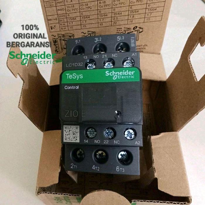 Kontaktor Schneider Lc1D32E7 Lc1D32 48V 3Phase Original